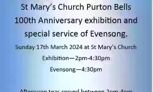 100yr anniversary Exhibition for Purton bells